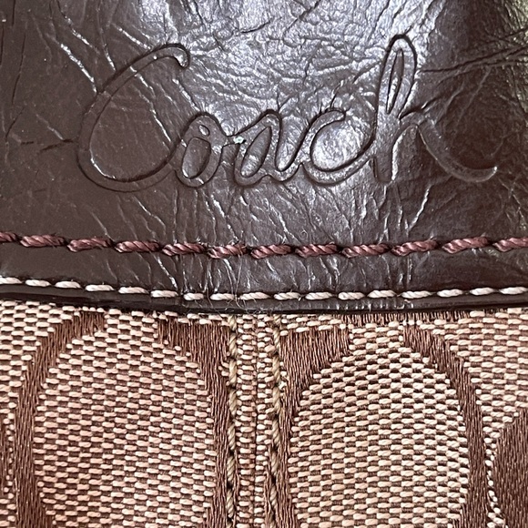 UPSTYLED, Vintage Coach Monogram Large Tote-COA - Picture 5 of 8